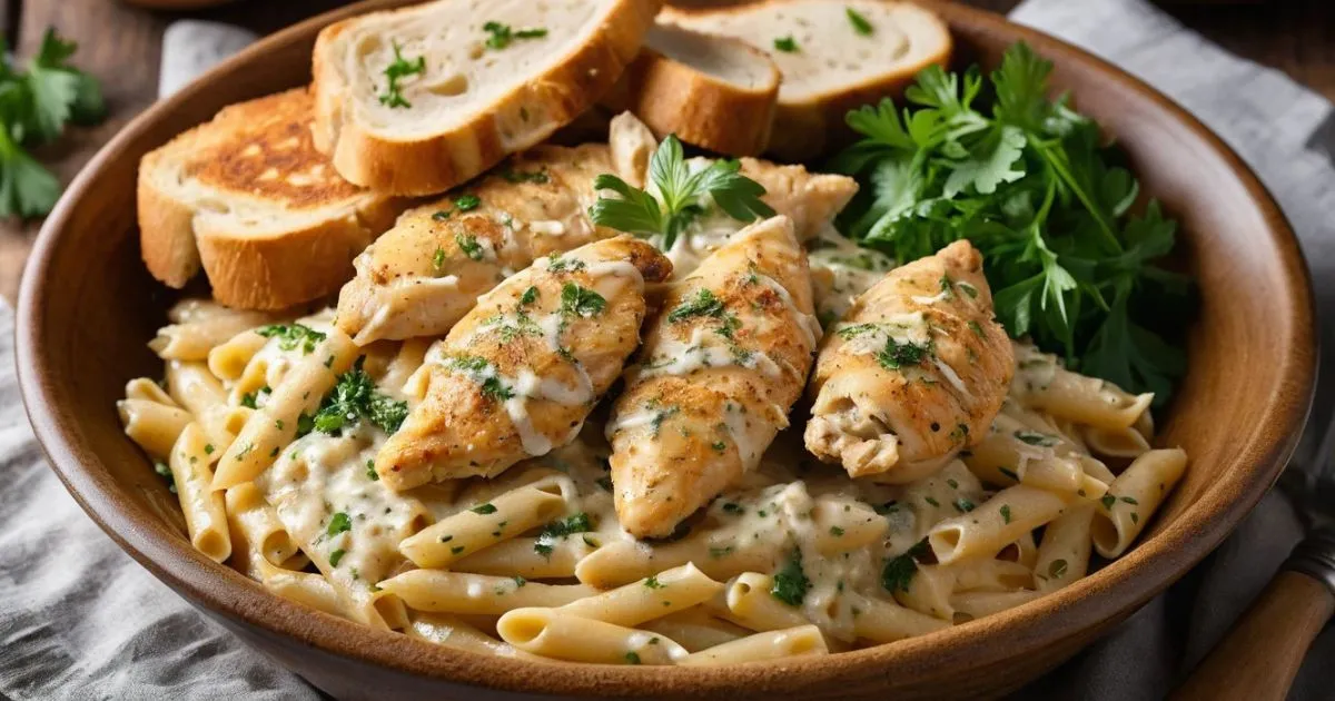 Buffalo Wild Wings Garlic Parmesan Chicken Pasta Recipe