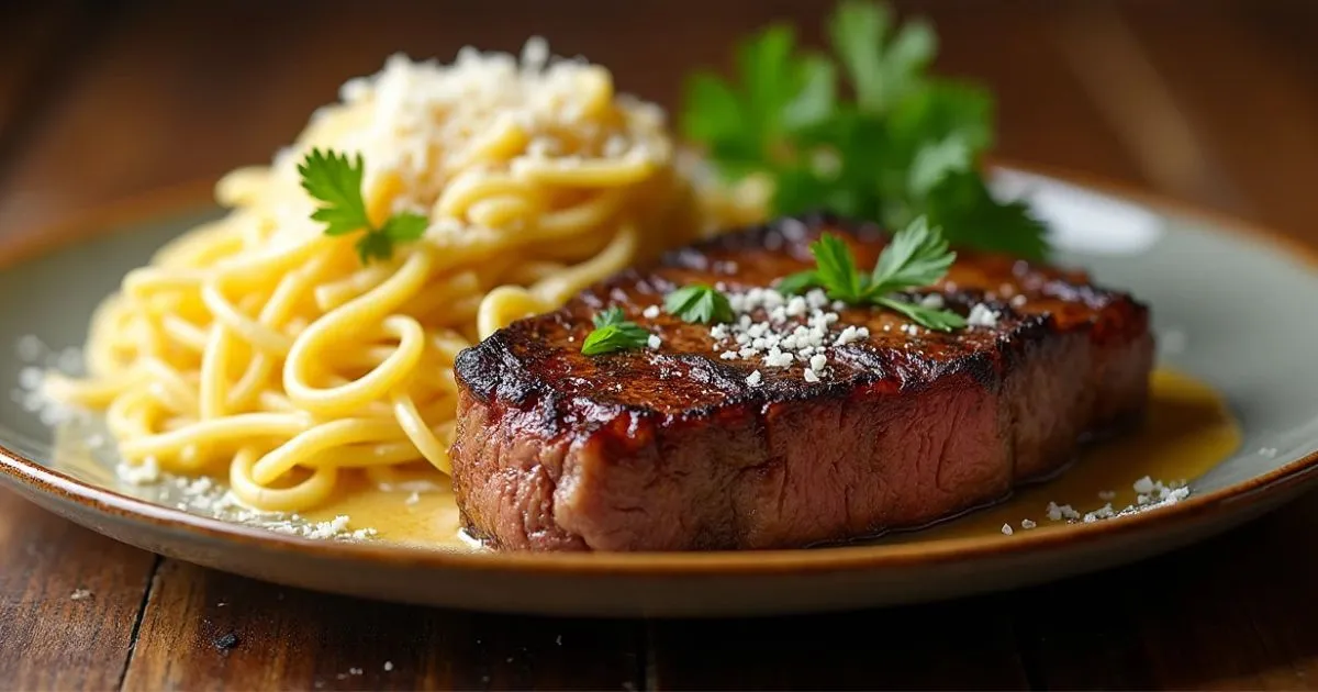 Steak and Pasta