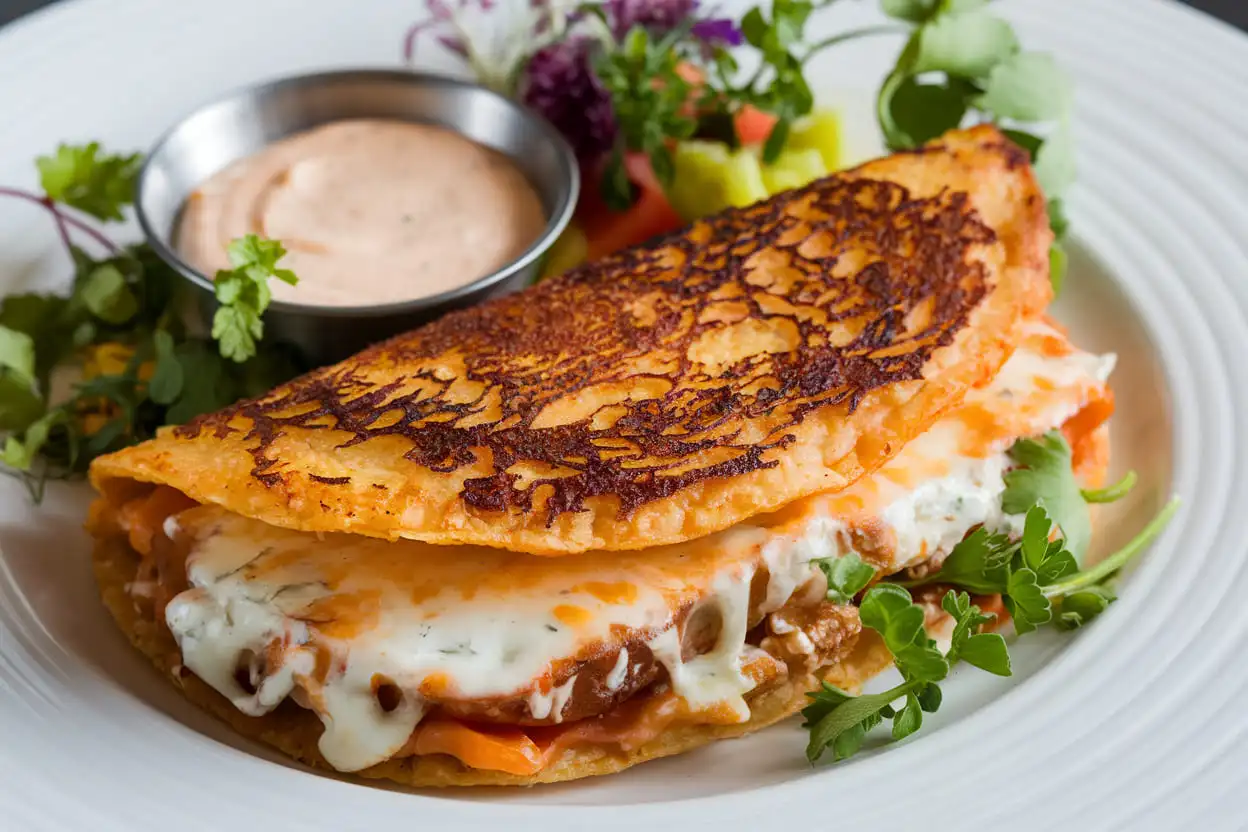 grilled cheese dipping taco