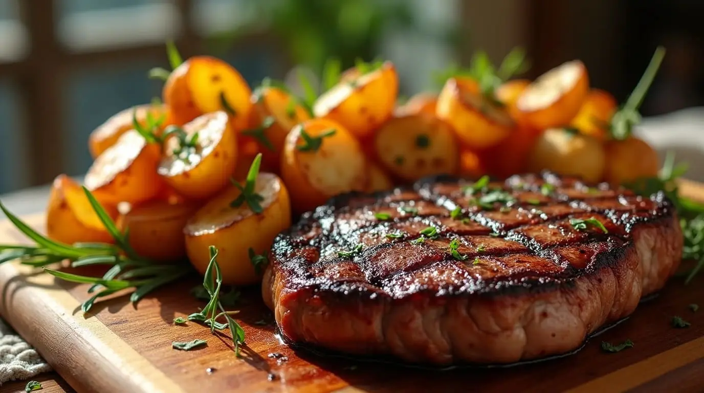 Steak and Potatoes